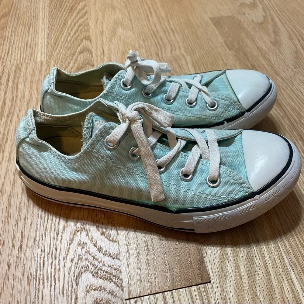 Converse Blue Sneakers Sz 13 Low Top Kids Youth
